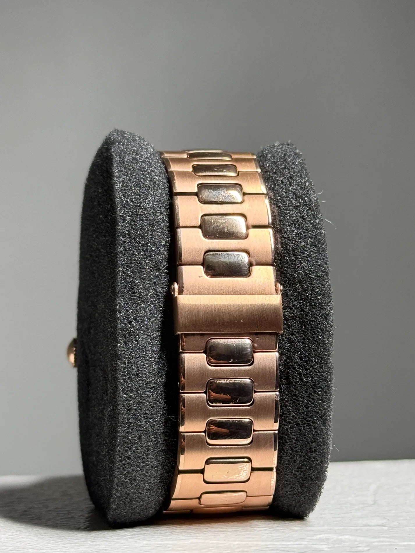 ROSE GOLD CHOCOLATE DIAL OPEN HEART