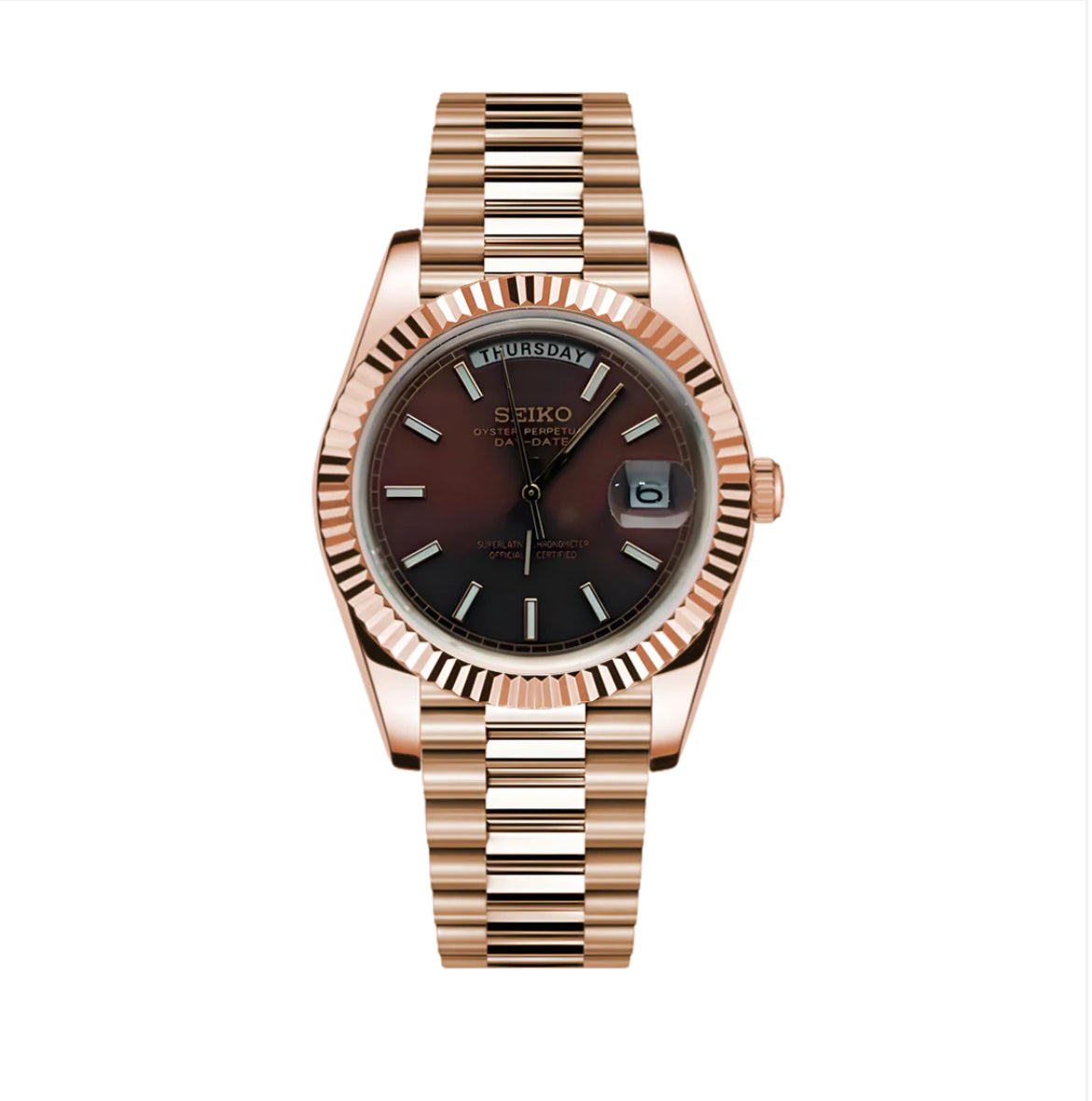 ROSE GOLD CHOCOLATE DIAL