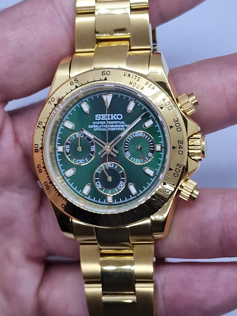 GREEN AND GOLD