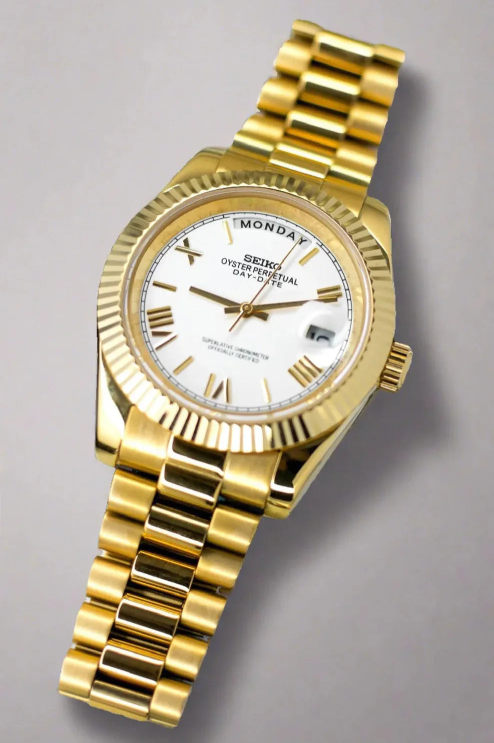 GOLD WHITE DIAL