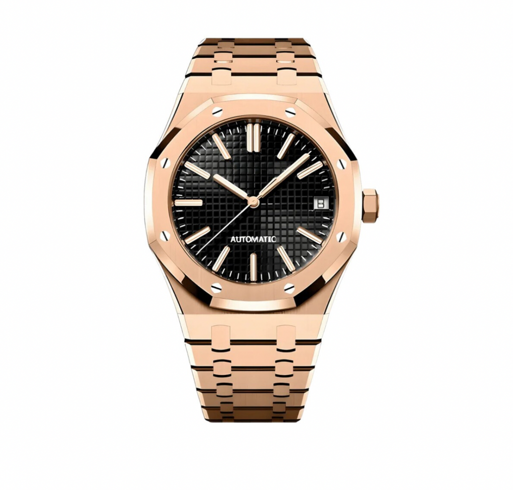 ROYAL ROSE GOLD BLACK DIAL