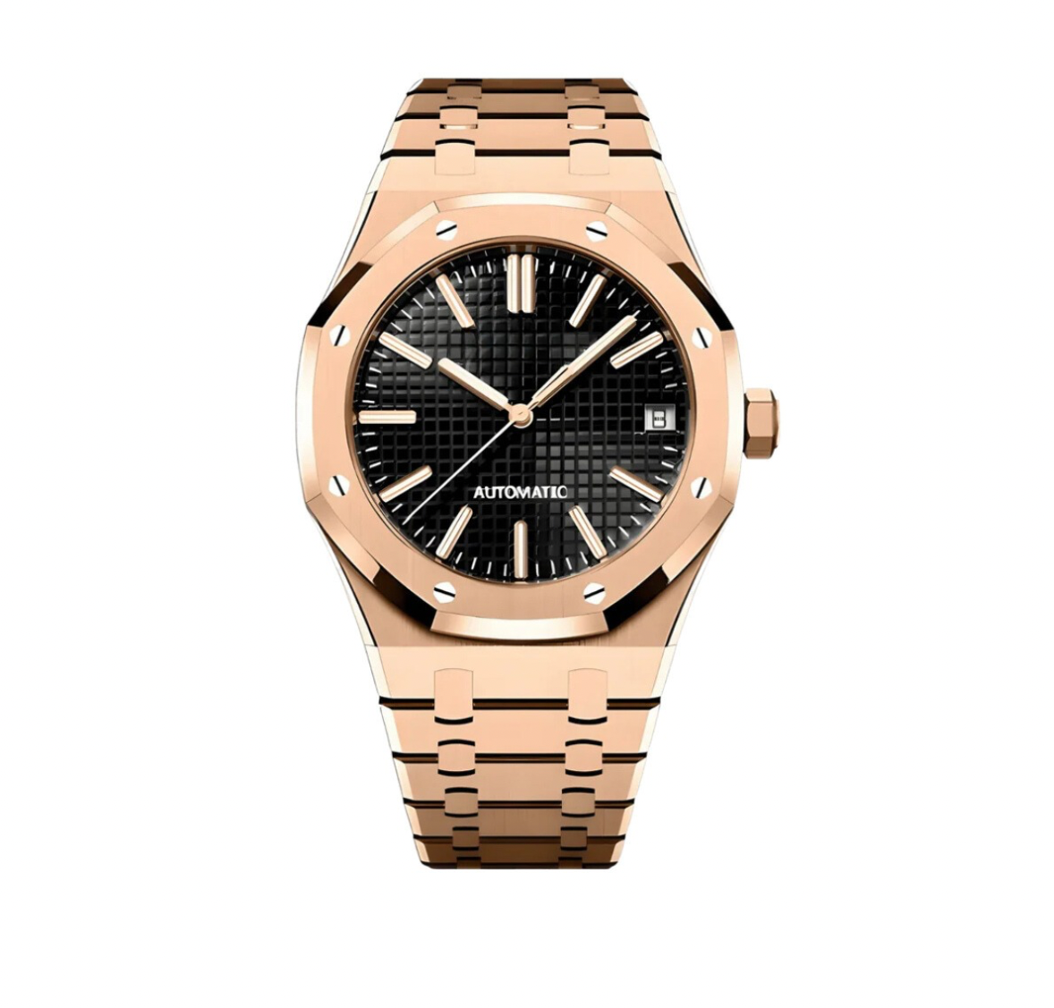 ROYAL ROSE GOLD BLACK DIAL