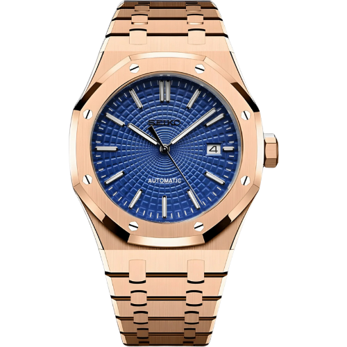 ROYAL ROSE GOLD BLUE DIAL
