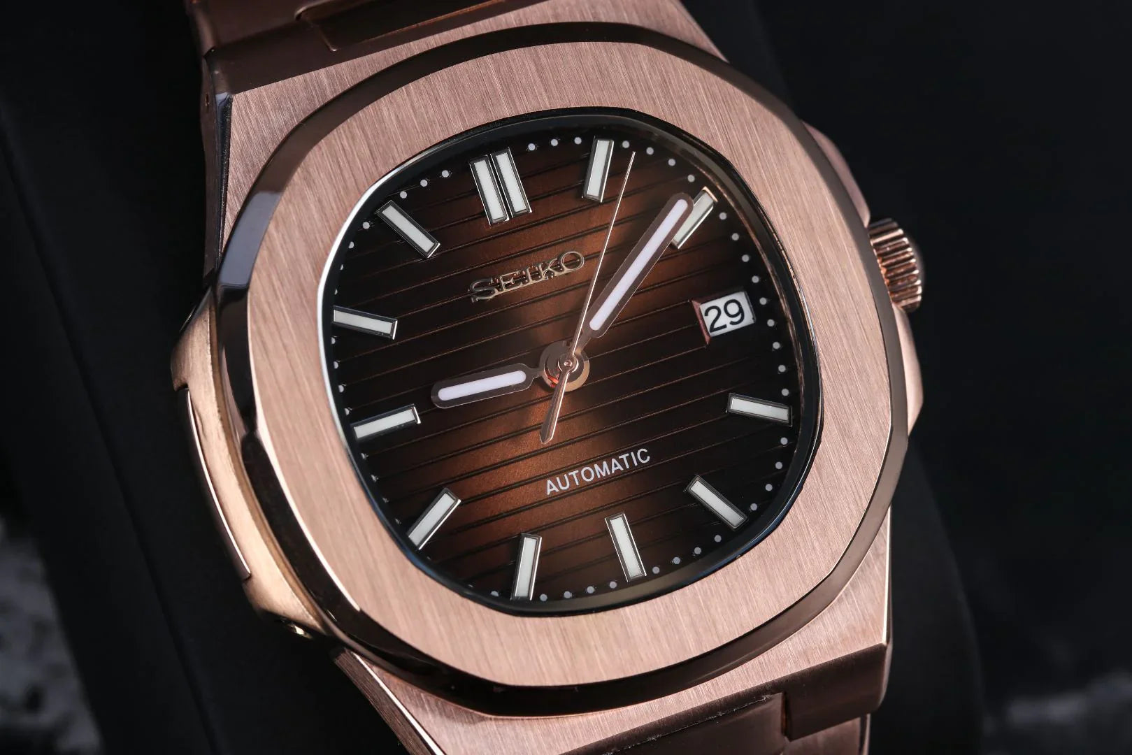 ROSE GOLD BROWN DIAL