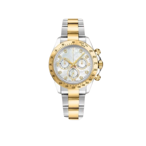 TWO TONE WHITE DIAL