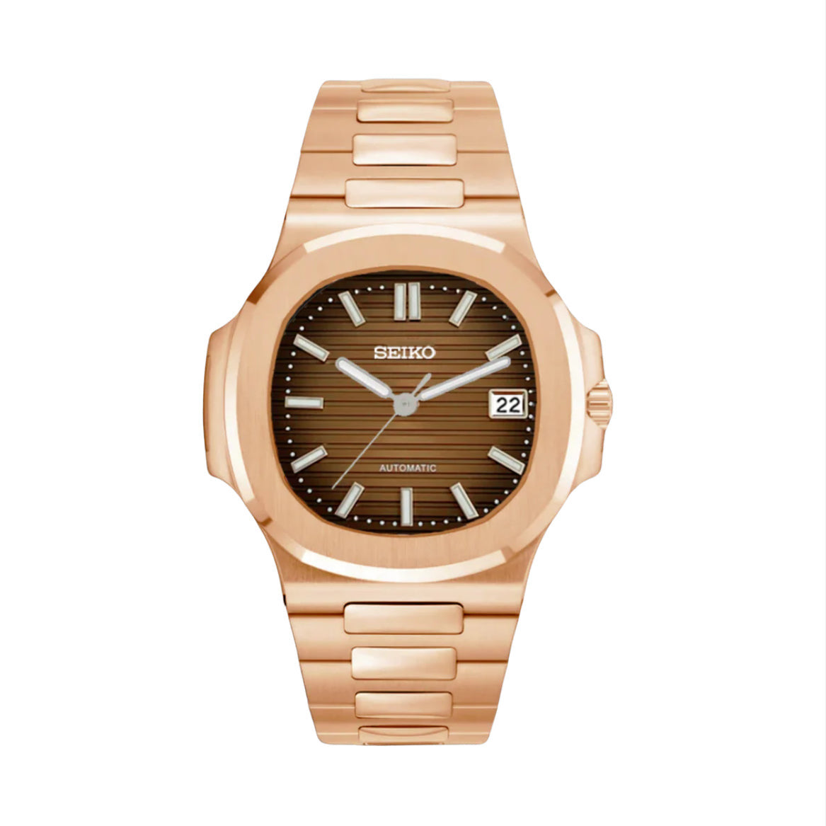 ROSE GOLD BROWN DIAL