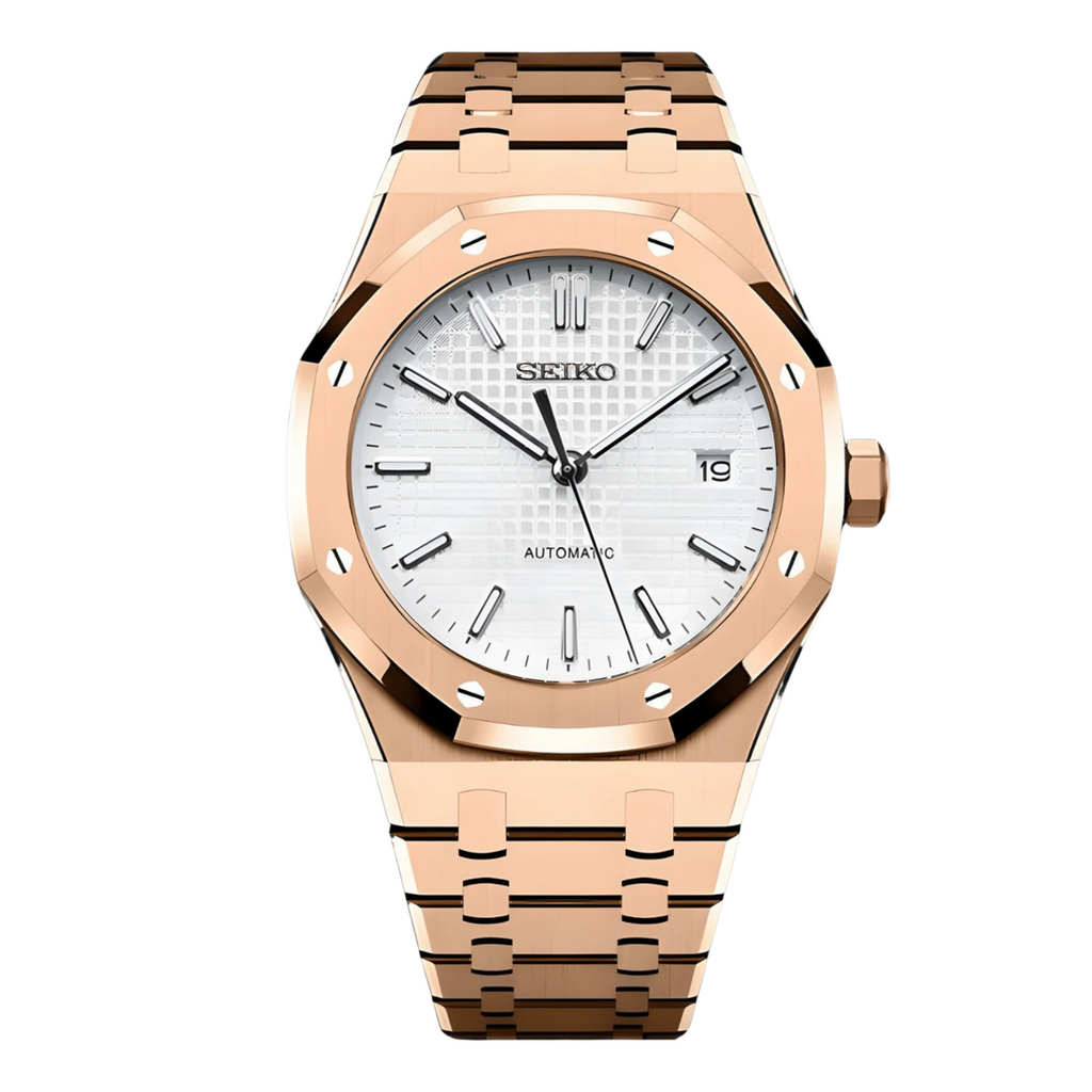 ROYAL ROSE GOLD WHITE DIAL
