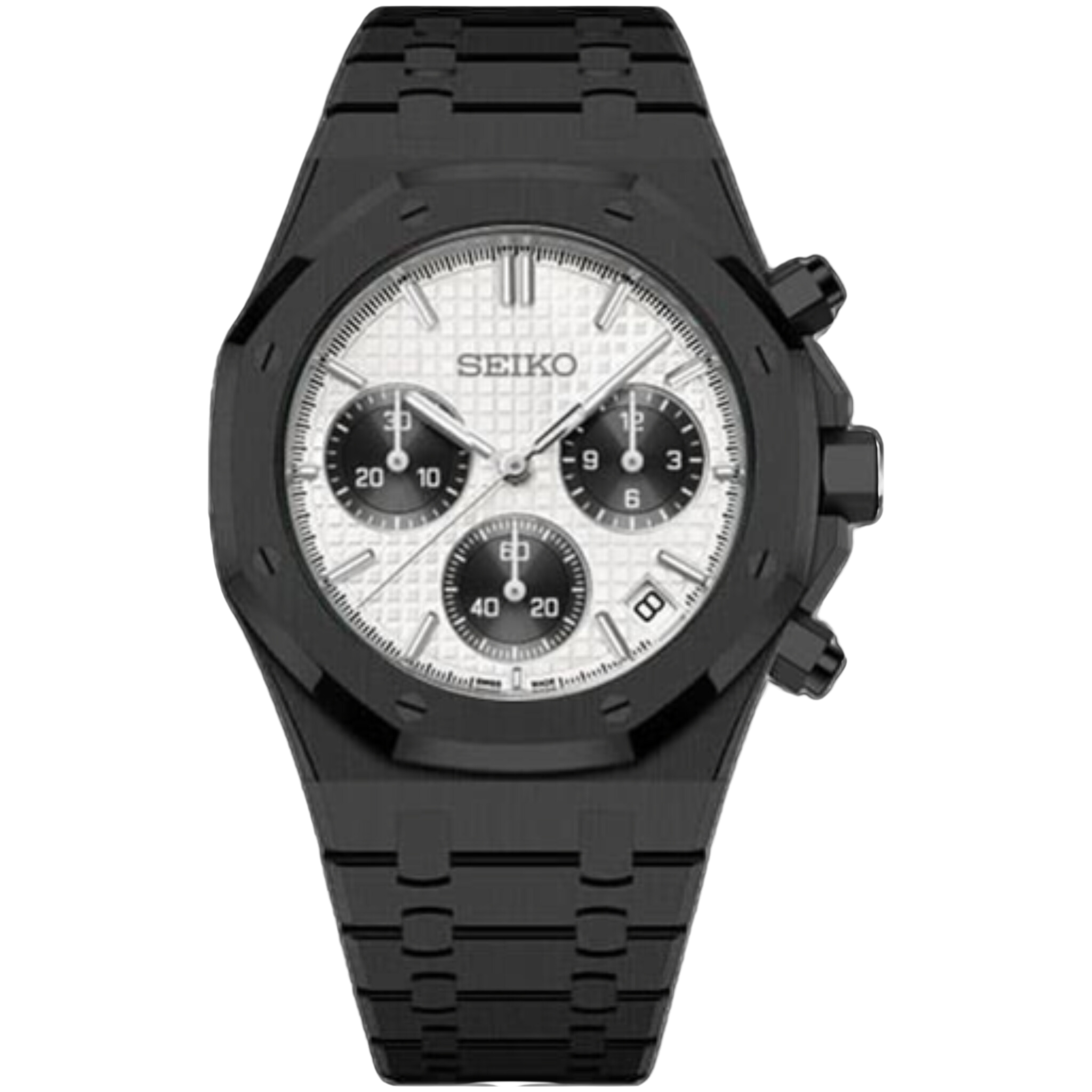 ROYAL BLACK WHITE DIAL
