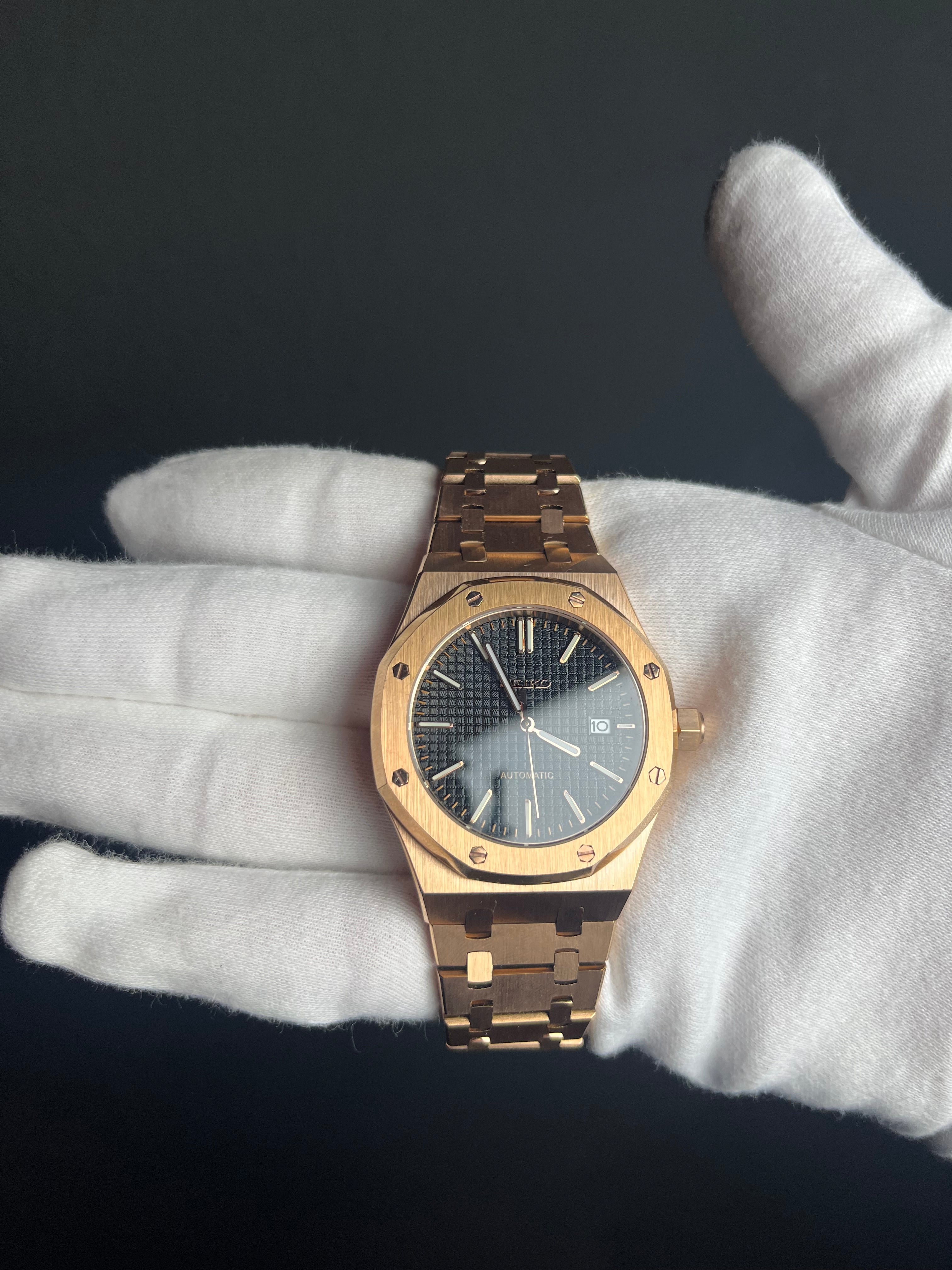 ROYAL ROSE GOLD BLUE DIAL