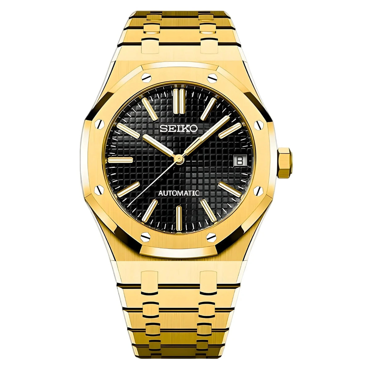ROYAL GOLD BLACK DIAL