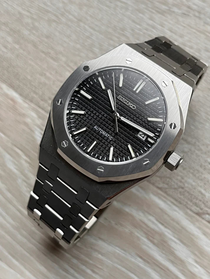 ROYAL SILVER BLACK DIAL
