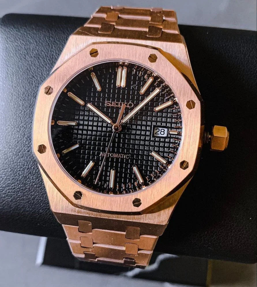 ROYAL ROSE GOLD BLACK DIAL