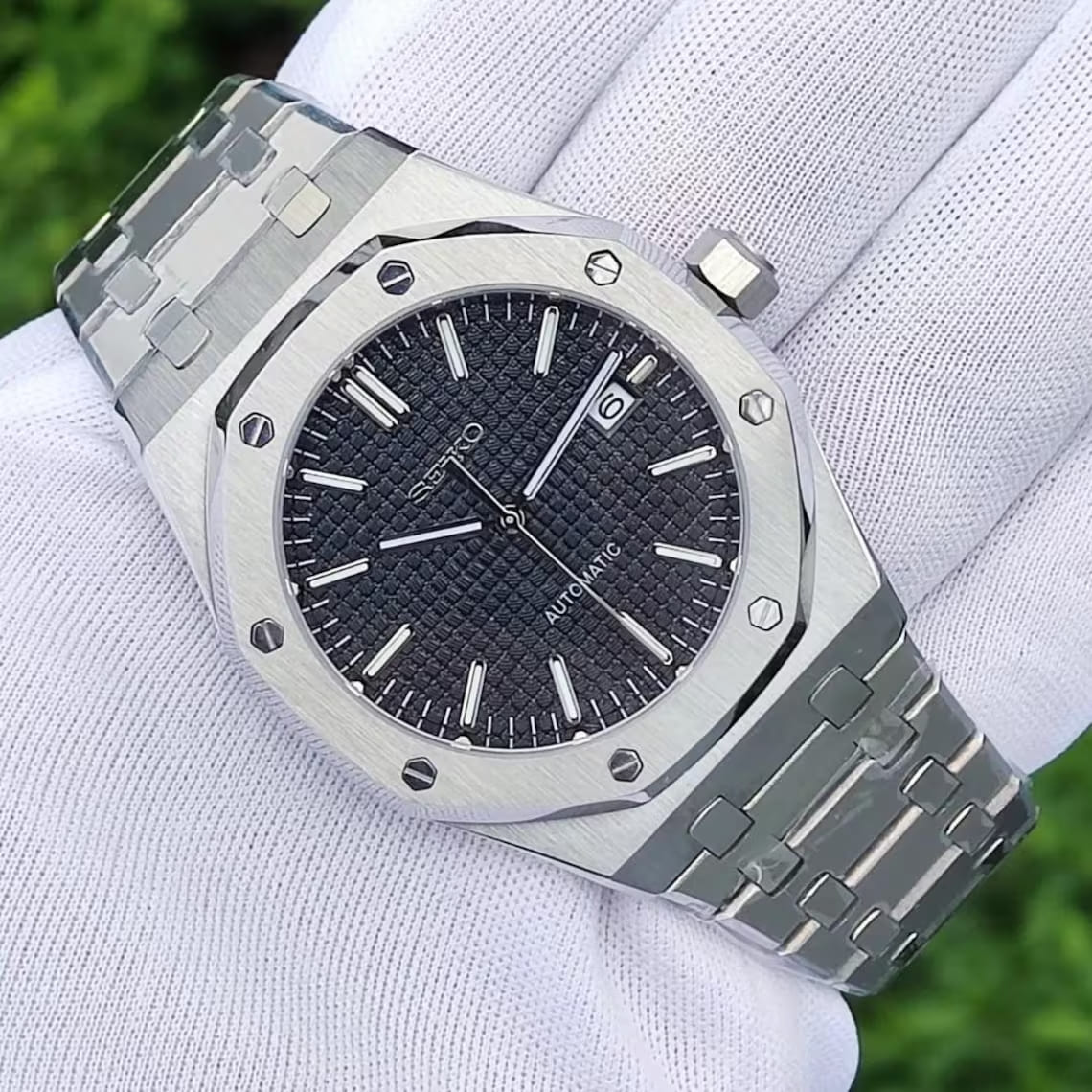 ROYAL SILVER BLACK DIAL