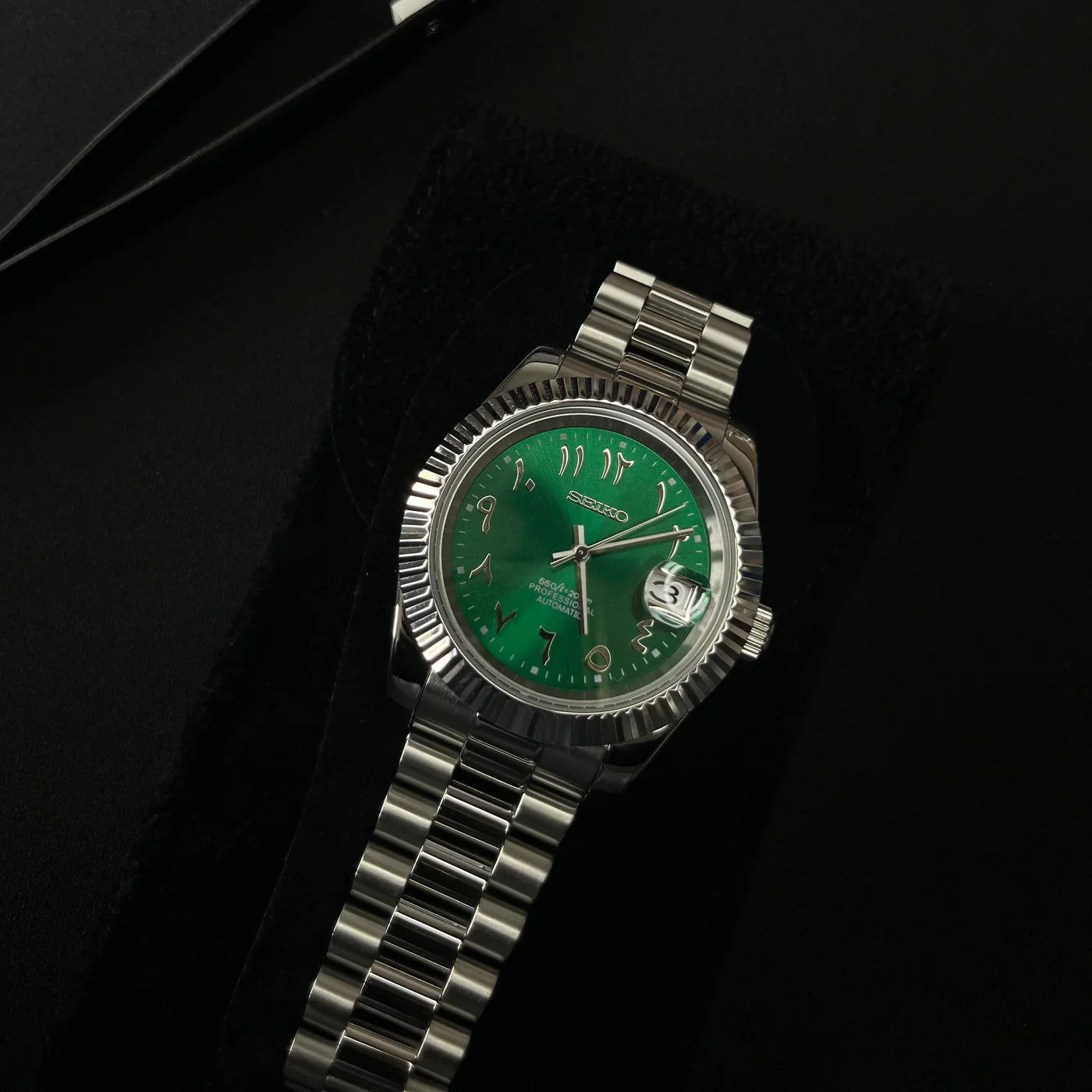 GREEN ARABIC DIAL