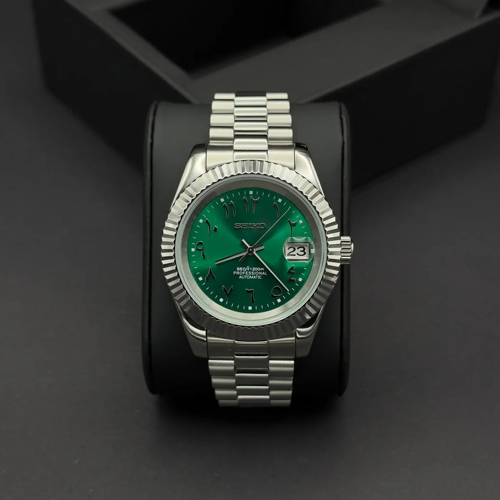 GREEN ARABIC DIAL