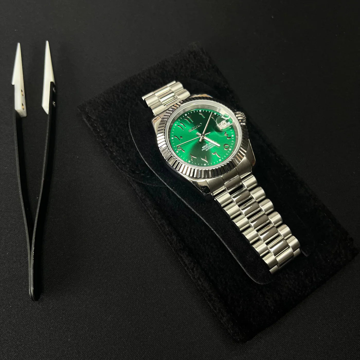 GREEN ARABIC DIAL