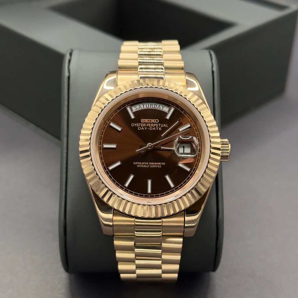 ROSE GOLD CHOCOLATE DIAL