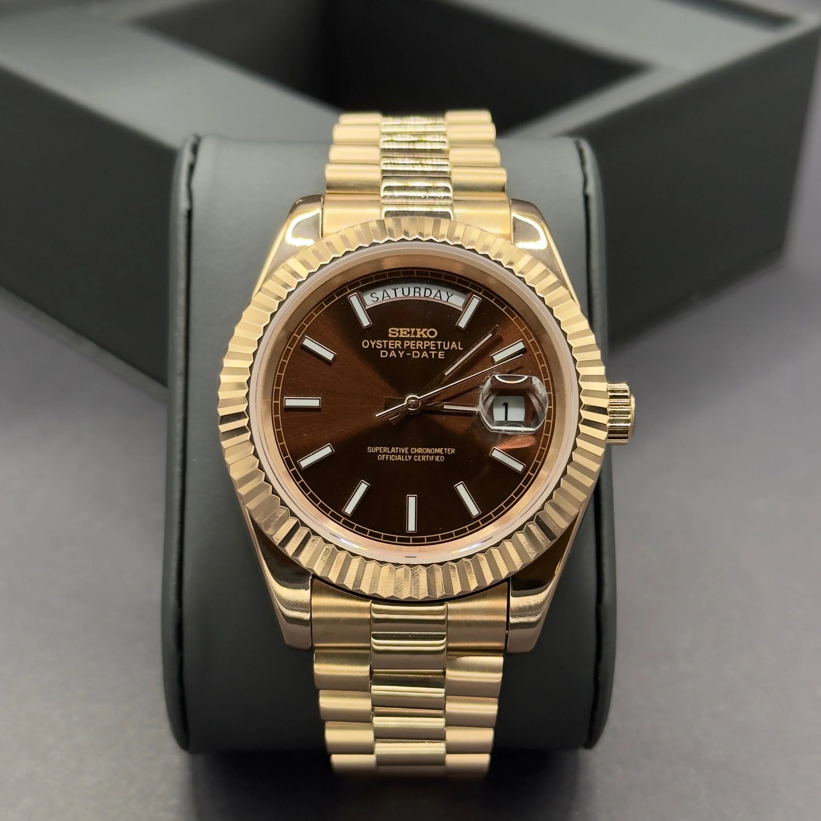 ROSE GOLD CHOCOLATE DIAL