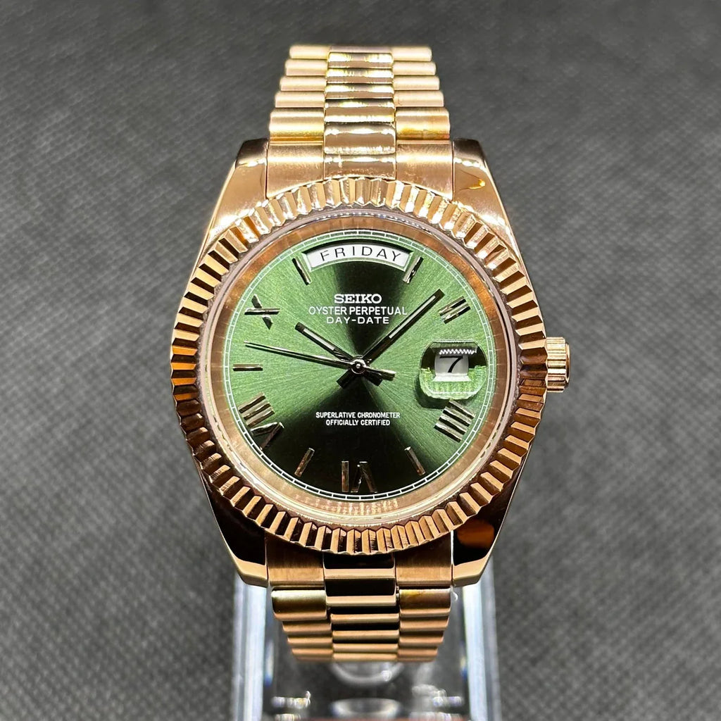 ROSE GOLD OLIVE DIAL