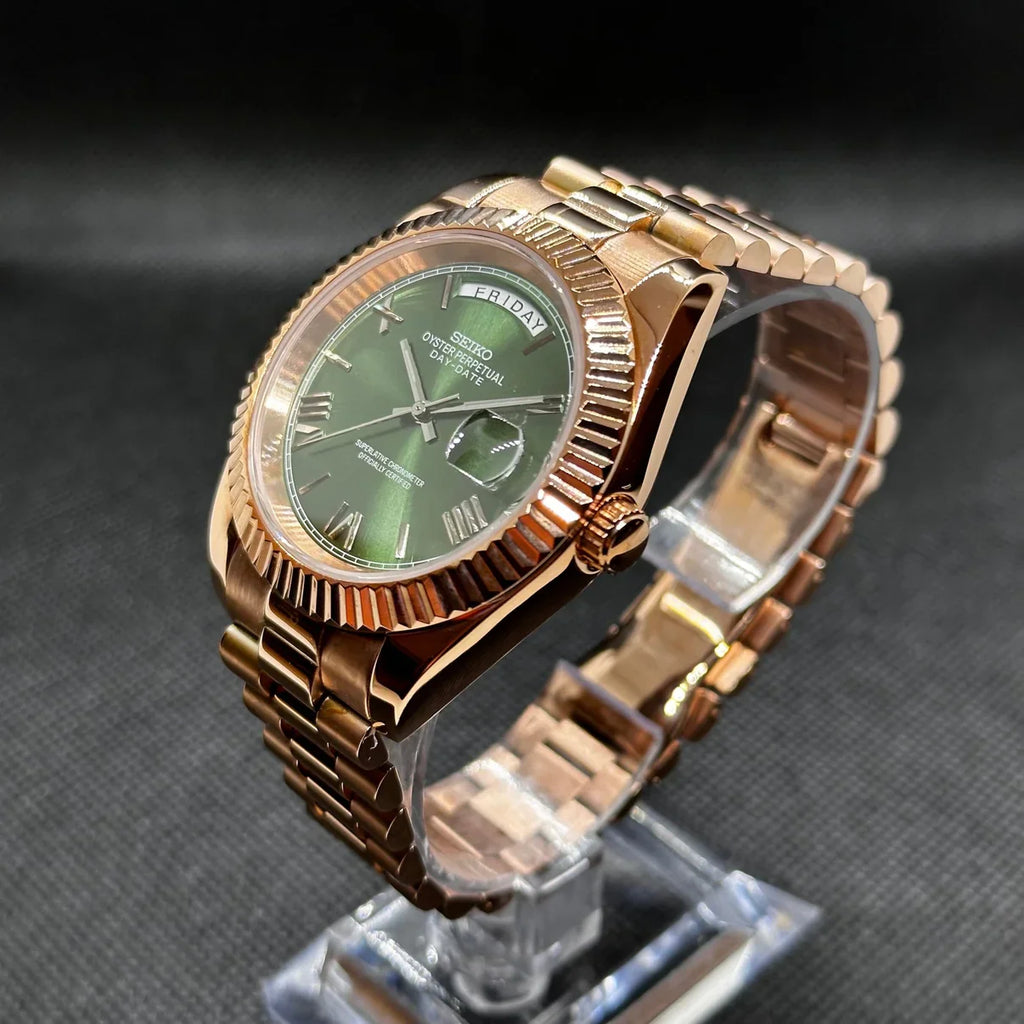 ROSE GOLD OLIVE DIAL