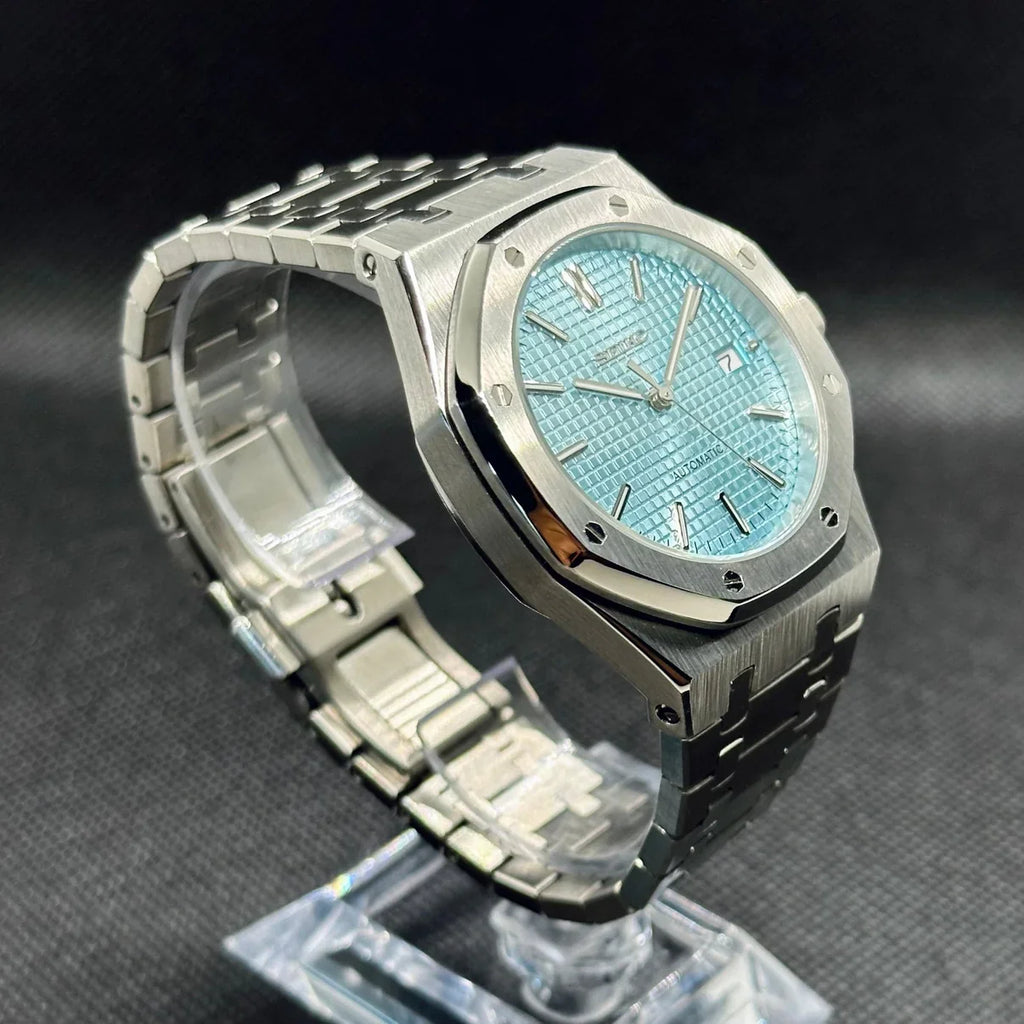 ROYALE SILVER LIGHT BLUE DIAL